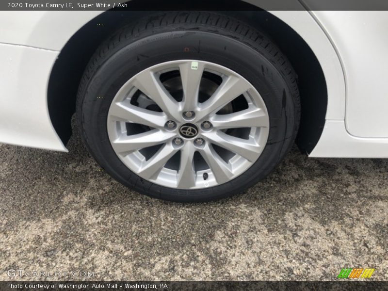 Super White / Ash 2020 Toyota Camry LE