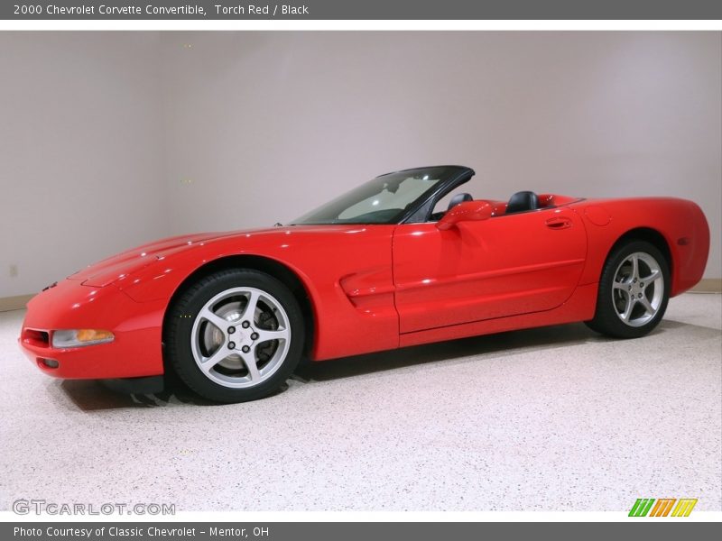 Torch Red / Black 2000 Chevrolet Corvette Convertible
