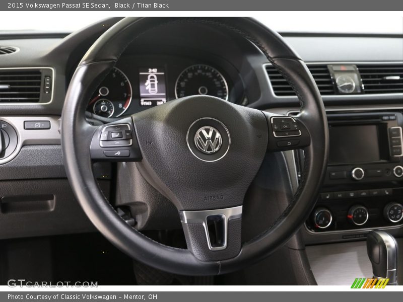  2015 Passat SE Sedan Steering Wheel