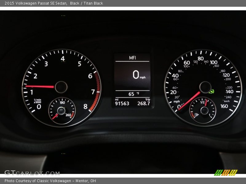  2015 Passat SE Sedan SE Sedan Gauges