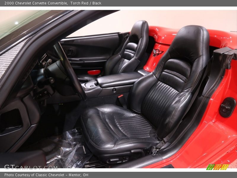 Front Seat of 2000 Corvette Convertible