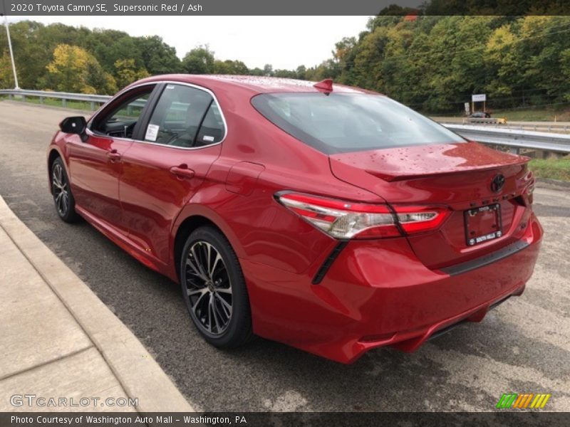 Supersonic Red / Ash 2020 Toyota Camry SE