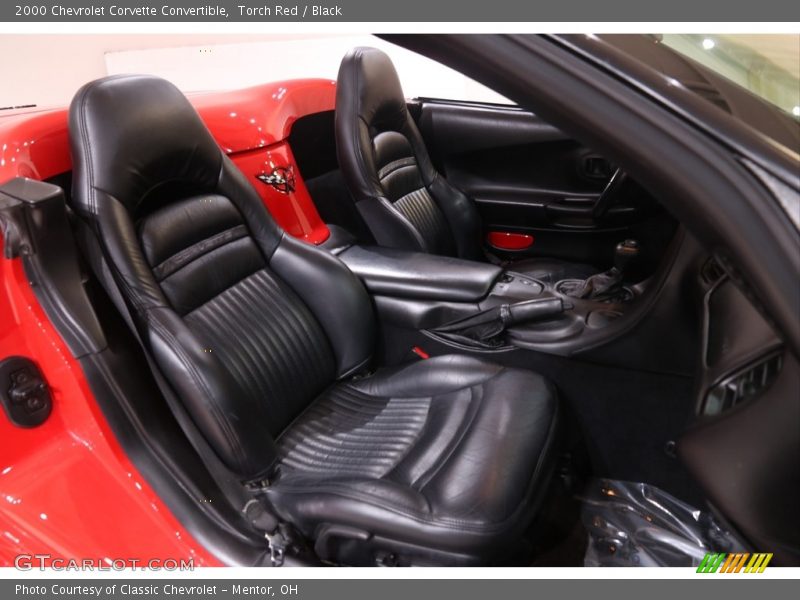 Front Seat of 2000 Corvette Convertible