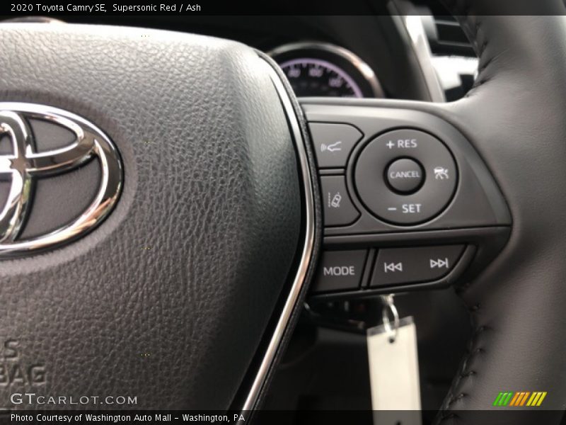 Supersonic Red / Ash 2020 Toyota Camry SE