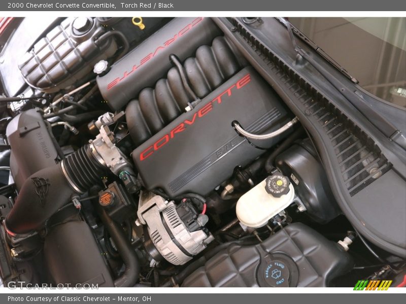 Torch Red / Black 2000 Chevrolet Corvette Convertible