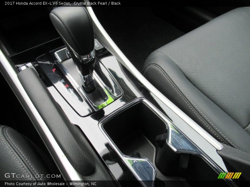 Crystal Black Pearl / Black 2017 Honda Accord EX-L V6 Sedan