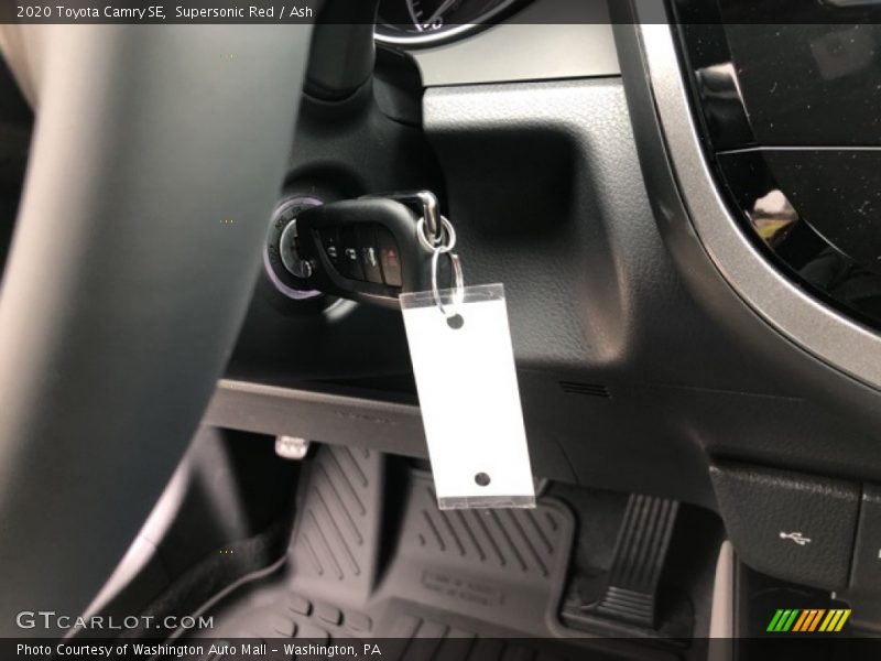 Supersonic Red / Ash 2020 Toyota Camry SE