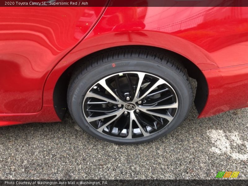 Supersonic Red / Ash 2020 Toyota Camry SE