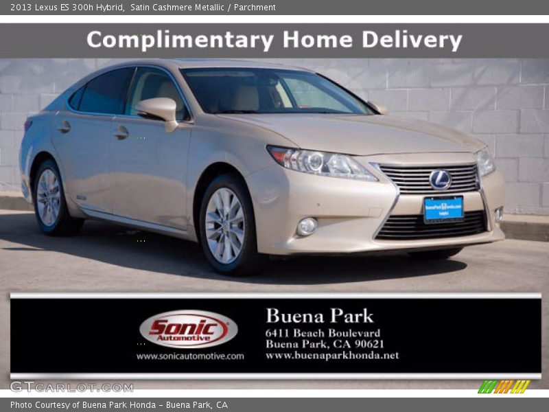 Satin Cashmere Metallic / Parchment 2013 Lexus ES 300h Hybrid