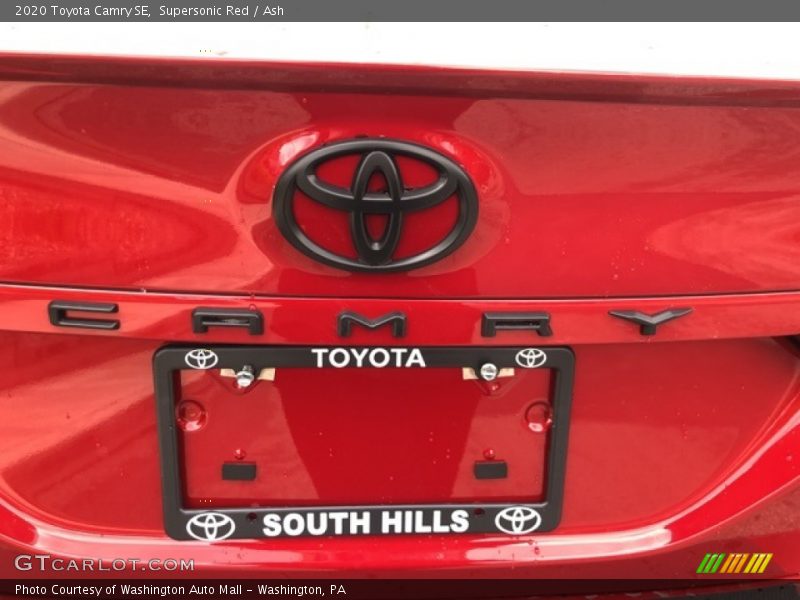 Supersonic Red / Ash 2020 Toyota Camry SE