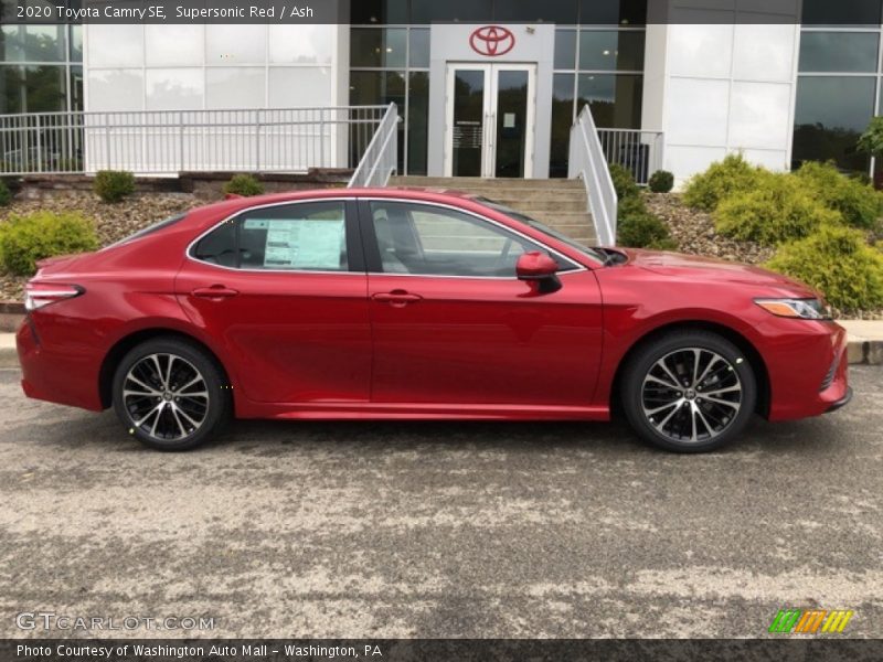 Supersonic Red / Ash 2020 Toyota Camry SE