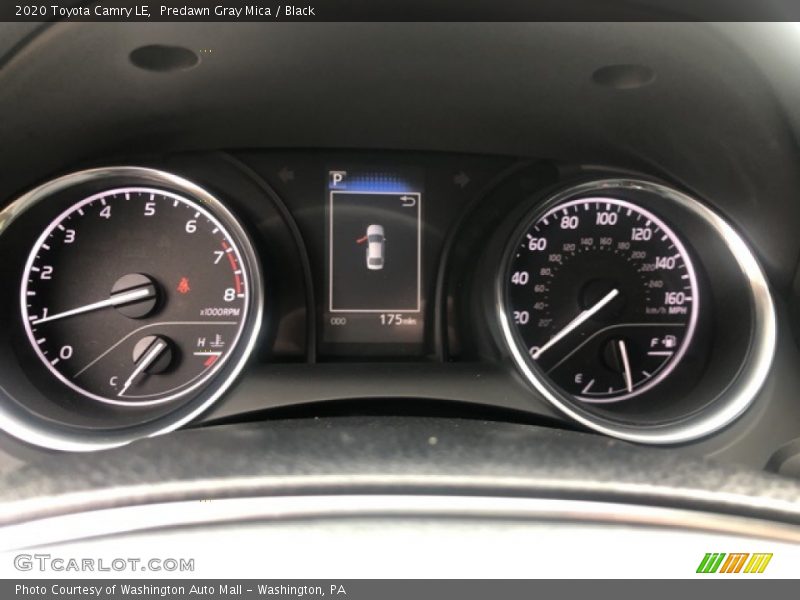 Predawn Gray Mica / Black 2020 Toyota Camry LE