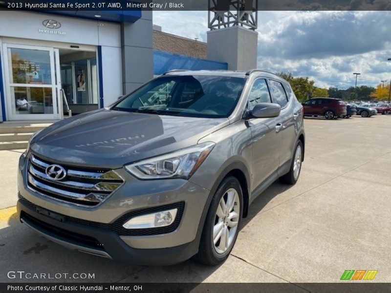 Mineral Gray / Black 2013 Hyundai Santa Fe Sport 2.0T AWD