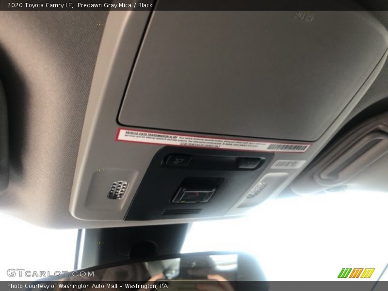 Predawn Gray Mica / Black 2020 Toyota Camry LE