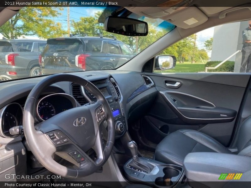 Mineral Gray / Black 2013 Hyundai Santa Fe Sport 2.0T AWD