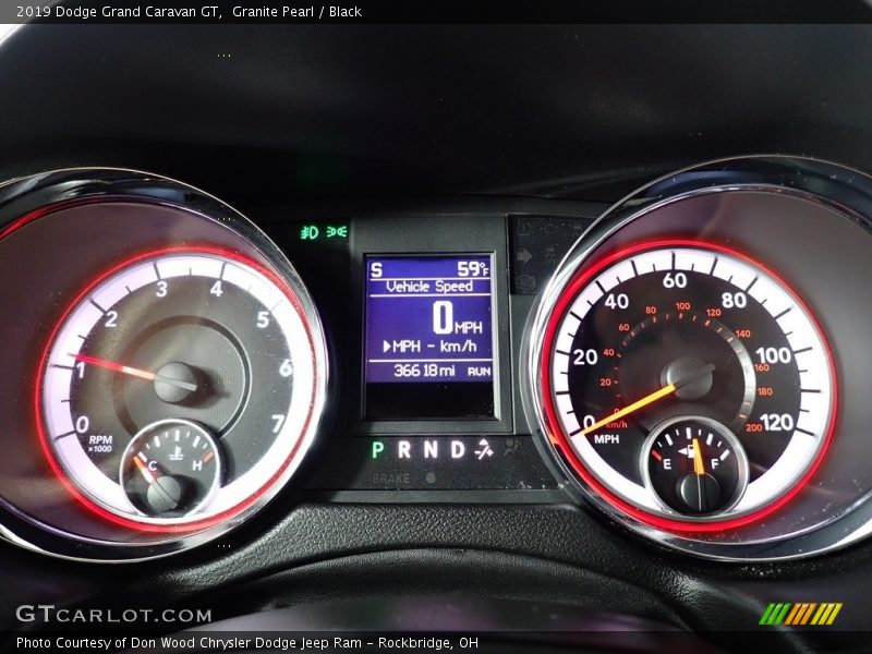 Granite Pearl / Black 2019 Dodge Grand Caravan GT