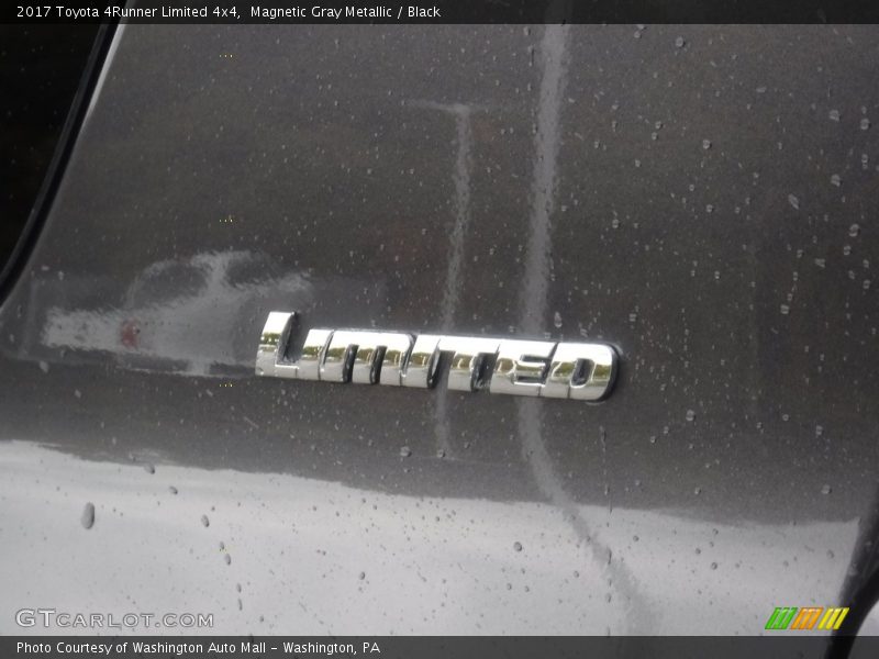 Magnetic Gray Metallic / Black 2017 Toyota 4Runner Limited 4x4