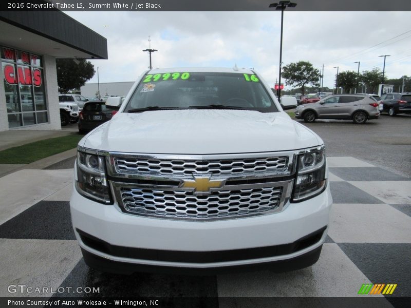 Summit White / Jet Black 2016 Chevrolet Tahoe LS