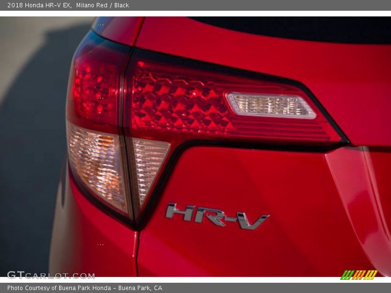 Milano Red / Black 2018 Honda HR-V EX