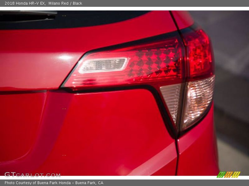 Milano Red / Black 2018 Honda HR-V EX