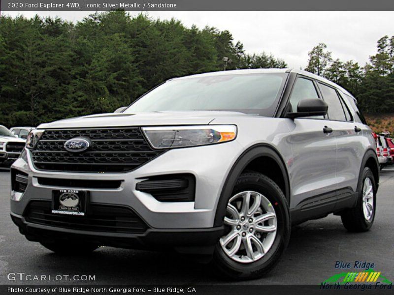 Iconic Silver Metallic / Sandstone 2020 Ford Explorer 4WD