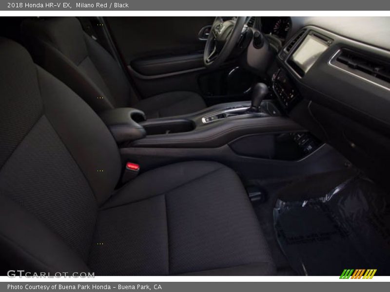 Milano Red / Black 2018 Honda HR-V EX