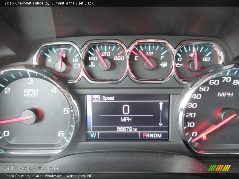 Summit White / Jet Black 2016 Chevrolet Tahoe LS
