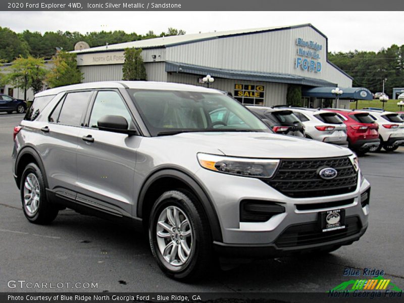Iconic Silver Metallic / Sandstone 2020 Ford Explorer 4WD