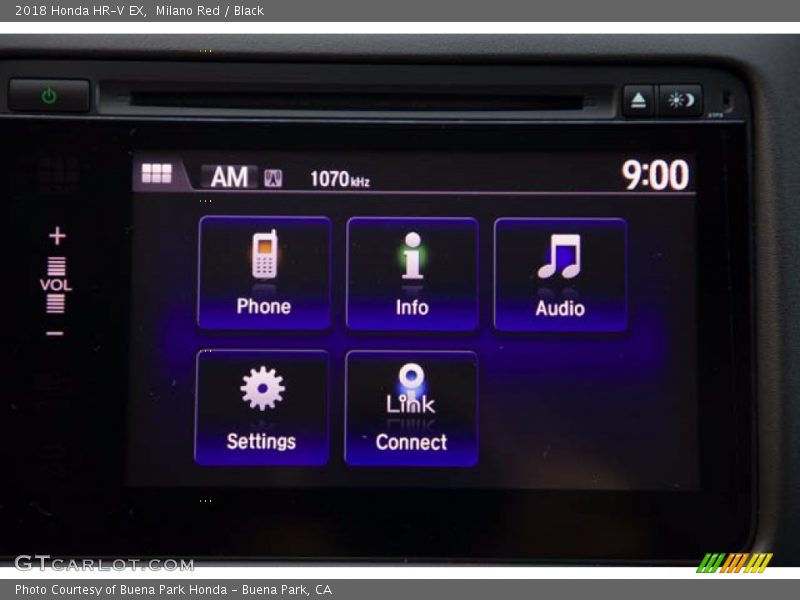 Milano Red / Black 2018 Honda HR-V EX