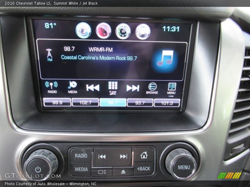 Summit White / Jet Black 2016 Chevrolet Tahoe LS