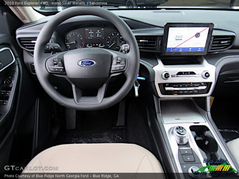 Iconic Silver Metallic / Sandstone 2020 Ford Explorer 4WD