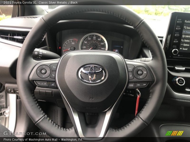 Classic Silver Metallic / Black 2021 Toyota Corolla SE