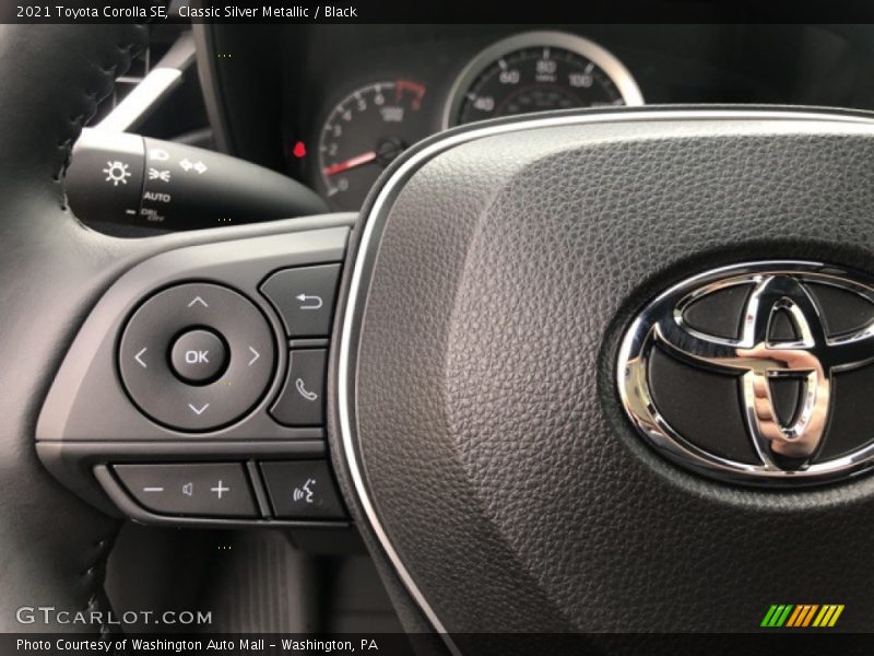 Classic Silver Metallic / Black 2021 Toyota Corolla SE