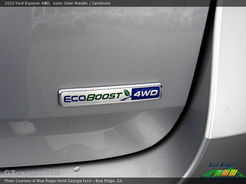 Iconic Silver Metallic / Sandstone 2020 Ford Explorer 4WD