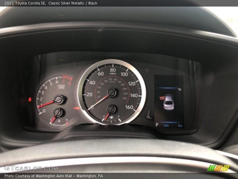Classic Silver Metallic / Black 2021 Toyota Corolla SE
