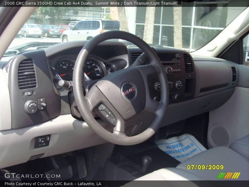 Summit White / Dark Titanium/Light Titanium 2008 GMC Sierra 3500HD Crew Cab 4x4 Dually