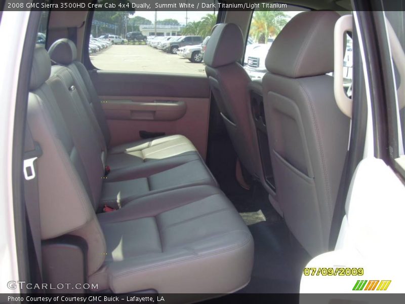 Summit White / Dark Titanium/Light Titanium 2008 GMC Sierra 3500HD Crew Cab 4x4 Dually