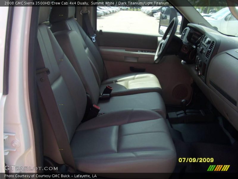 Summit White / Dark Titanium/Light Titanium 2008 GMC Sierra 3500HD Crew Cab 4x4 Dually