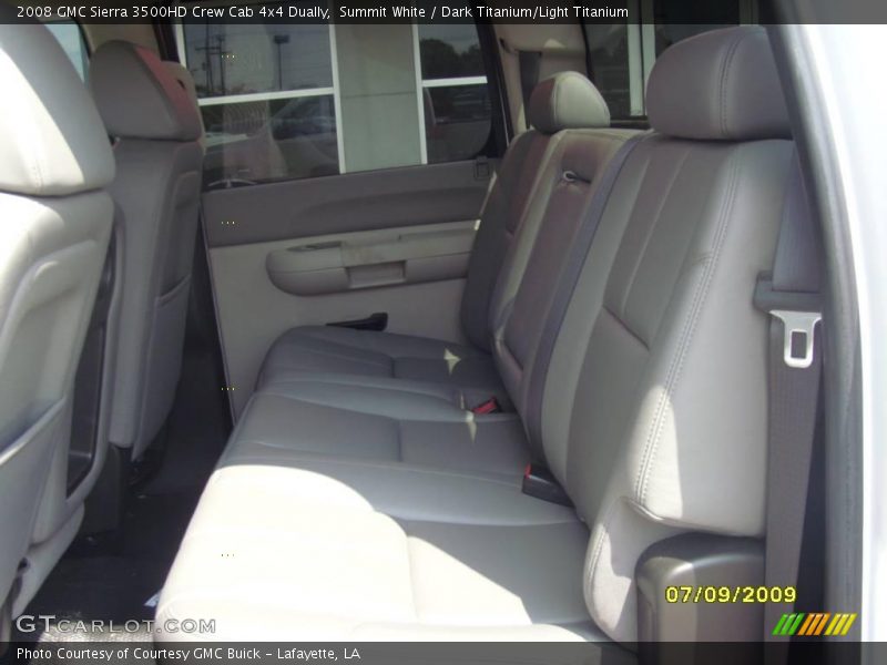 Summit White / Dark Titanium/Light Titanium 2008 GMC Sierra 3500HD Crew Cab 4x4 Dually