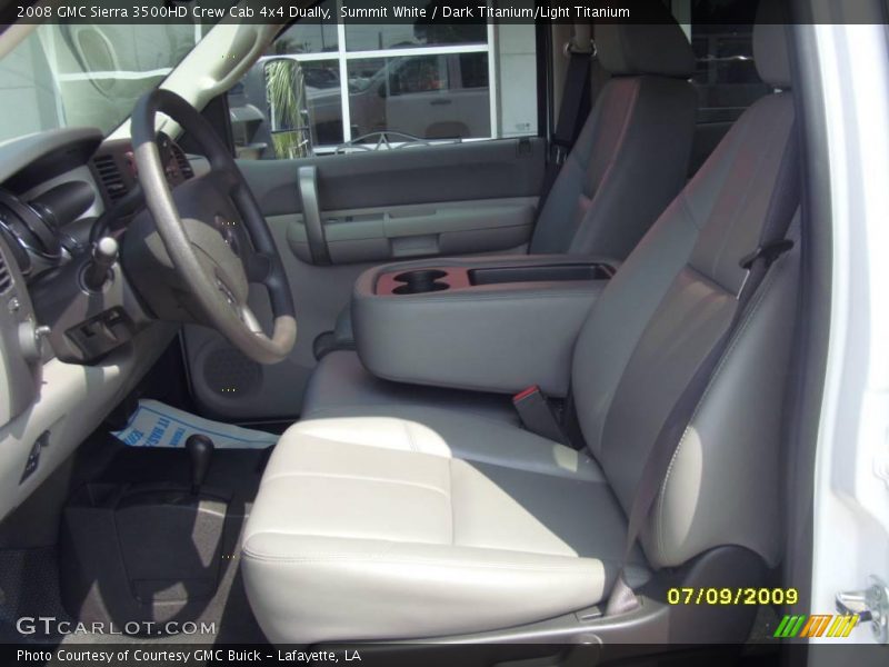 Summit White / Dark Titanium/Light Titanium 2008 GMC Sierra 3500HD Crew Cab 4x4 Dually