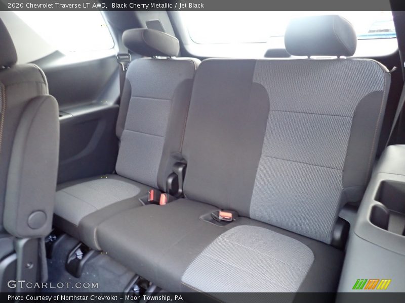 Black Cherry Metallic / Jet Black 2020 Chevrolet Traverse LT AWD