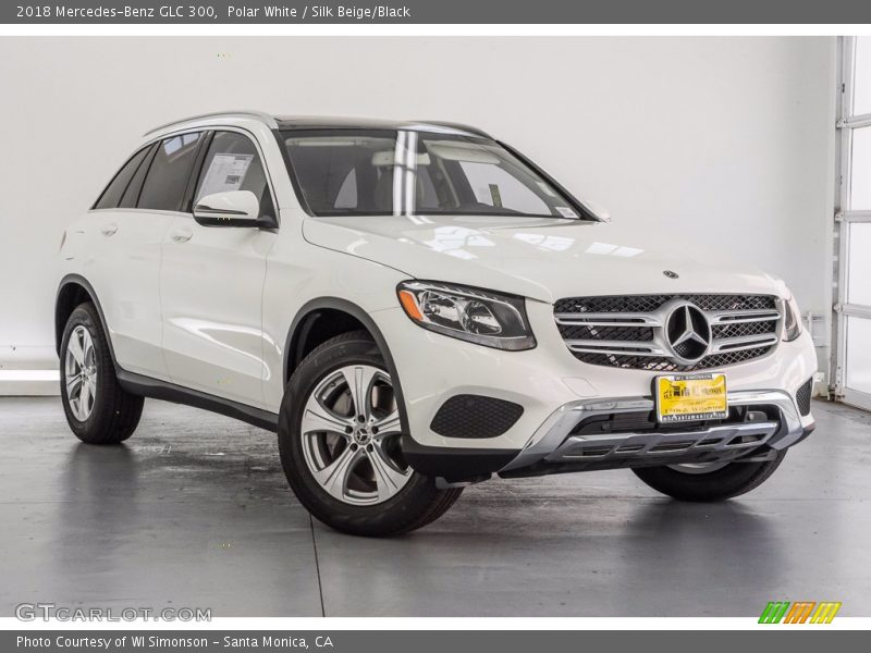 Polar White / Silk Beige/Black 2018 Mercedes-Benz GLC 300
