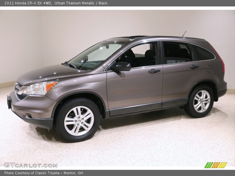 Urban Titanium Metallic / Black 2011 Honda CR-V EX 4WD