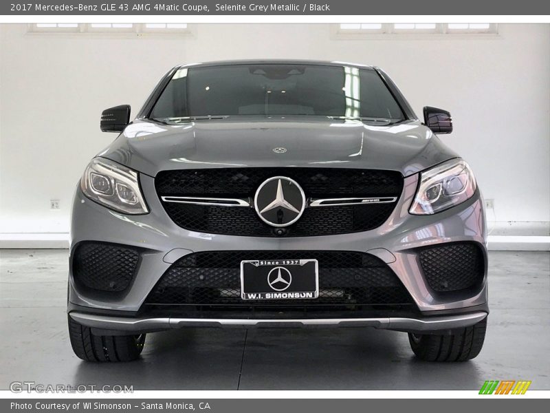Selenite Grey Metallic / Black 2017 Mercedes-Benz GLE 43 AMG 4Matic Coupe