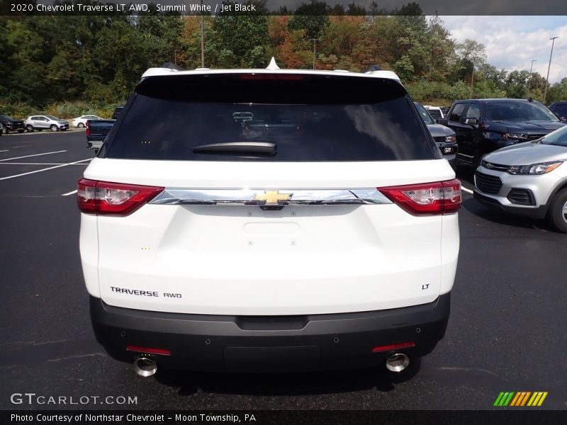 Summit White / Jet Black 2020 Chevrolet Traverse LT AWD