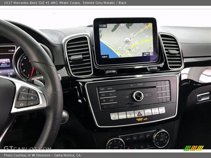 Selenite Grey Metallic / Black 2017 Mercedes-Benz GLE 43 AMG 4Matic Coupe