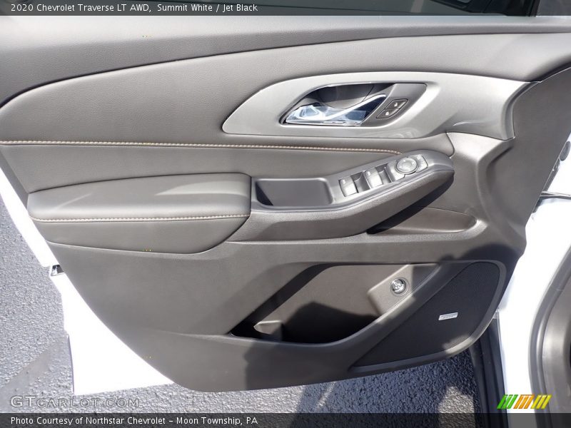 Summit White / Jet Black 2020 Chevrolet Traverse LT AWD