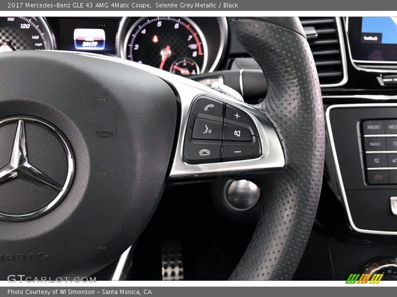Selenite Grey Metallic / Black 2017 Mercedes-Benz GLE 43 AMG 4Matic Coupe