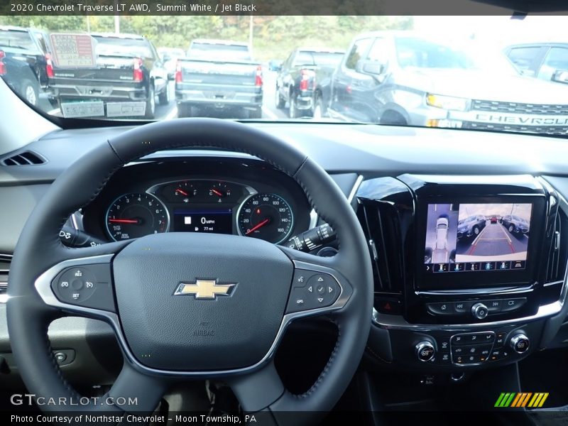 Summit White / Jet Black 2020 Chevrolet Traverse LT AWD
