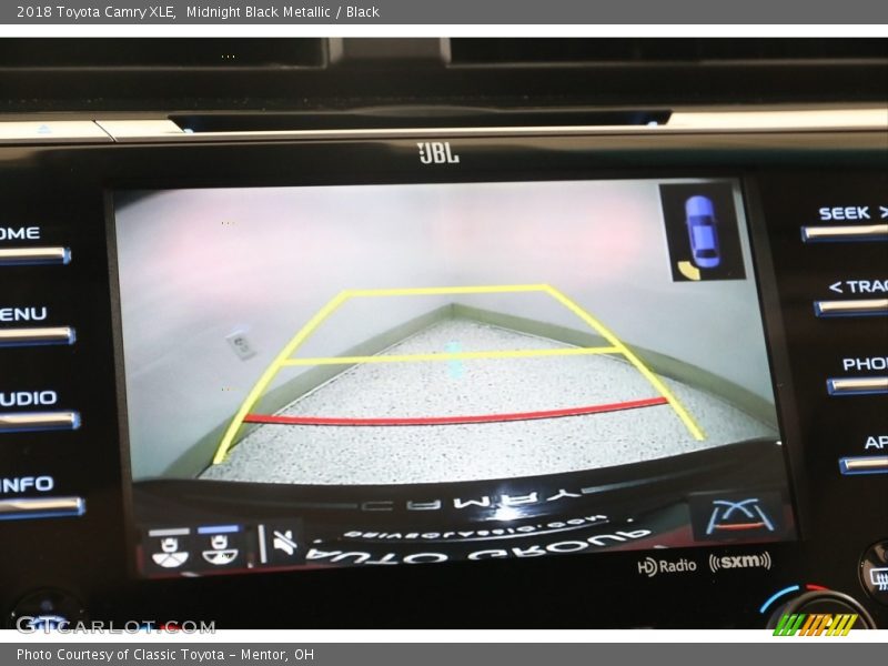 Midnight Black Metallic / Black 2018 Toyota Camry XLE